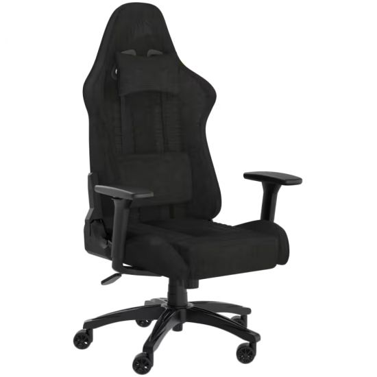 Игровое кресло Corsair TC100 Relaxed Тканевый Черный (CF-9010051-WW)