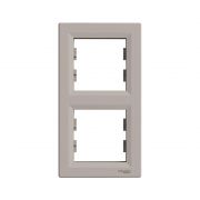 Рамка вертикальная SE EPH5810269 Asfora 2 постовая бронза