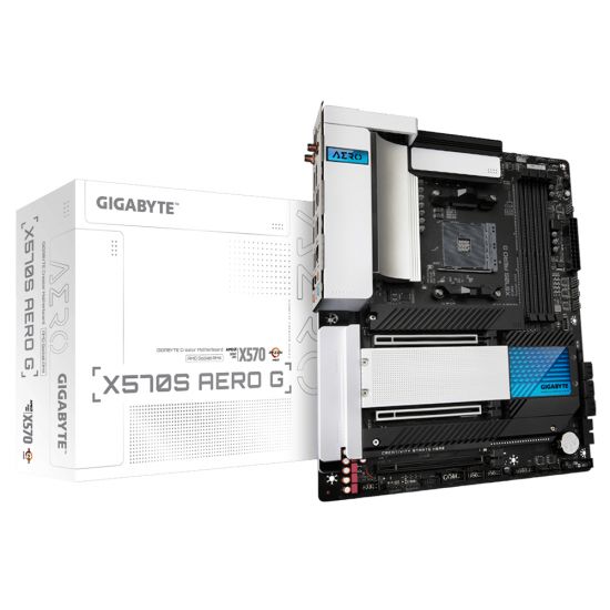 Материнская плата Gigabyte X570S AERO G, AM4, AMD X570, HDMI+USB-C, 3xPCI-Ex16, 4xM.2, 6xSATA, ATX