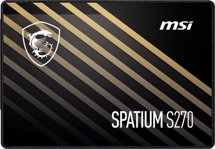 Твердотельный накопитель  960Gb SSD MSI SPATIUM S270 SATA III 2.5" R500Mb/s W450MB/s SPATIUM S270