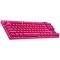 LOGITECH G PRO X TKL LIGHTSPEED Mechanical Gaming Keyboard - MAGENTA - US INT'l - TACTILE