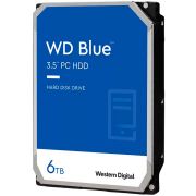Жесткий диск HDD 6Tb Western Digital Blue SATA 6Gb/s 256Mb 5400rpm WD60EZAZ