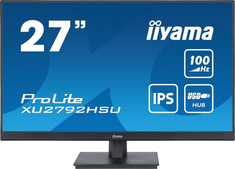 Монитор LCD 27'' 16:9 1920х1080(FHD) IPS, 100Mhz, nonGLARE, 250cd/m2, H178°/V178°, 1300:1, 80M:1, 16.7M, 1ms,  HDMI, DP, 4xUSB, HDCP, 3Y, Black