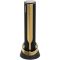 Prestigio Maggiore, smart wine opener, 100% automatic, opens up to 70 bottles without recharging, foil cutter included, premium design, 480mAh battery, Dimensions D 48*H228mm, black   gold color.