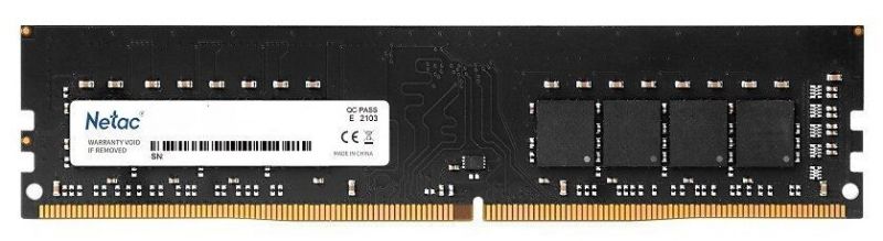 Модуль памяти Netac Basic, NTBSD4P32SP-08, DDR4 DIMM, 8Gb, 3200Mhz, C16