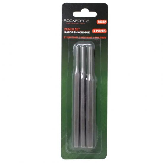 Набор выколоток, 3пр.(6х150мм, 5х150мм, 3х150мм),в блистере 50674 RF-50312