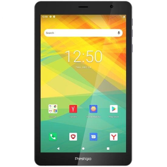 Prestigio Node A8, 8" (800*1280) IPS, Android 10 (Go edition), up to 1.3GHz Quad Core Spreadtrum SC7731e CPU, 1GB + 32GB, BT 4.2 Low energy, WiFi 802.11 b/g/n, 0.3MP front cam + 2.0MP rear cam, Micro USB, microSD card slot, Single SIM, have call function,