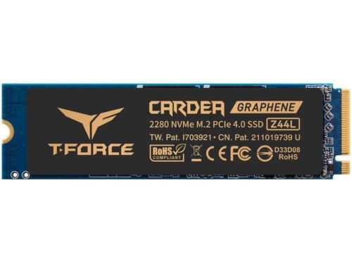Твердотельный накопитель  250GB SSD TeamGroup T-FORCE CARDEA Z44L Gaming SSD M.2 2280 R3300Mb/s, W1400MB/s PCIe Gen4x4 with NVMe 1.4 TM8FPL250G0C127