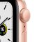 Apple Watch SE GPS, 40mm Gold Aluminium Case with Starlight Sport Band - Regular, Model A2351