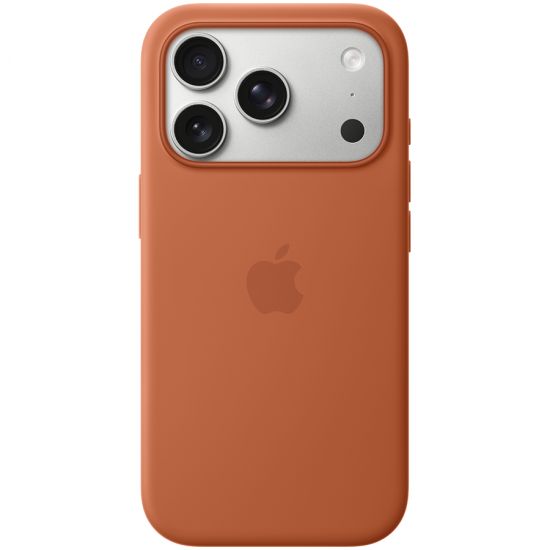 iPhone 17 Pro Silicone Case with MagSafe - Terra Cotta,Model A3559