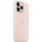 iPhone 13 Pro Silicone Case with MagSafe – Chalk Pink, Model A2707