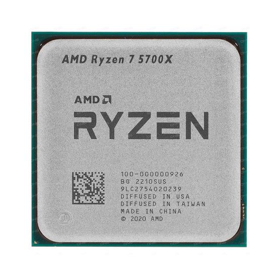 Процессор AMD Ryzen 7 5700X 3,4Гц (4,6ГГц Turbo) Zen 3 8-ядер 16 потоков, 4MB L2, 32MB L3, 65W, AM4, OEM 100-000000926