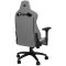 CORSAIR TC200 Soft Fabric Gaming Chair, Standard Fit - Light Grey/White