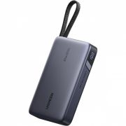 Пауэрбанк UGREEN PB550 55996B 20000mAh 67W 1C1A Power Bank with 1*67W Built-in Cable
