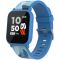 Teenager smart watch, 1.3 inches IPS full touch screen, blue plastic body, IP68 waterproof, BT5.0, multi-sport mode, built-in kids game, compatibility with iOS and android, 155mAh battery, Host: D42x W36x T9.9mm, Strap: 240x22mm, 33g