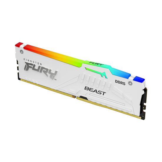 Модуль памяти Kingston FURY Beast White RGB EXPO KF552C36BWEA-16 DDR5 16GB 5200MHz Модуль памяти Kingston FURY Beast White RGB EXPO KF552C36BWEA-16 DDR5 16GB 5200MHz