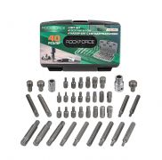 Набор бит с битодержателями, 40пр.(10мм)(30мм:Т20-Т60,Н4-Н19,М5-М16;75мм:H5-H10,M6-M12,Ribe 8-14) в  56595 RF-4401new