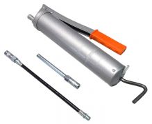 Шприц ручной для нагнетания густой смазки 400мл, в комплекте с жестким и гибким наконечниками ROCKFORCE RF-KCG-451 26663