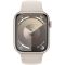 Apple Watch Series 9 GPS 45mm Starlight Aluminium Case with Starlight Sport Band - M/L,Model A2980
