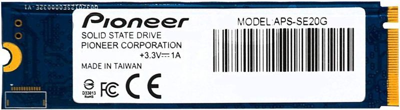 Твердотельный накопитель SSD Pioneer 1TB M.2 2280 PCIe Gen3x4 APS-SE20G-1T R/W up to (3400/3000)