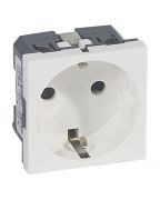 Legrand 077210 Mosaic Розетка 2К З нем.ст.в/заж.