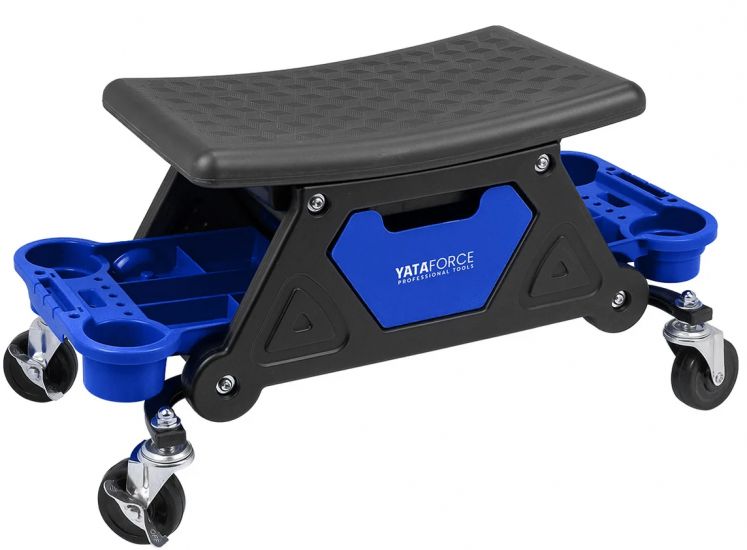 Стул пластиковый передвижной с выдвижным ящиком и пластиковыми ложементами (г/п 130кг, сиденье 450х2 59972 YF-F-TRH6800 Стул пластиковый передвижной с выдвижным ящиком и пластиковыми ложементами (г/п 130кг, сиденье 450х2 59972 YF-F-TRH6800