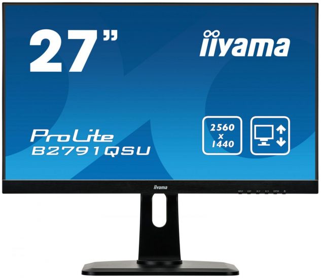 Монитор LCD 27'' [16:9] 2560х1440(WQHD) TN, nonGLARE, 350cd/m2, H170°/V160°, 1000:1, 80M:1, 16.7M, 1ms, DVI, HDMI, DP, USB-Hub, Height adj, Pivot, Tilt, Swivel, Speakers, 3Y, Black