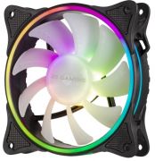 Корпусной вентилятор 2E GAMING (F120OI-ARGB) 120мм,3+3pin5VAura,черн.лопасти/рамка, outer/inner LED