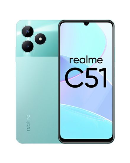 Смартфон Realme C51 4+128 Gb Mint Green RMX3830 INT+NFC