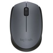 Мышь беспроводная Logitech M170 Grey (серая, оптическая, 1000dpi, 2.4 GHz/USB-ресивер)