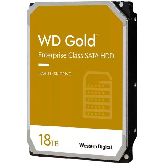 Жесткий диск повышенной надежности HDD 18Tb Western Digital GOLD Enterprise SATA3 3,5" 7200rpm 512Mb WD181KRYZ