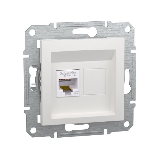 Розетка компьютерная SE EPH437012145 Asfora RJ45 кат. 5е механизм белый Розетка компьютерная SE EPH437012145 Asfora RJ45 кат. 5е механизм белый