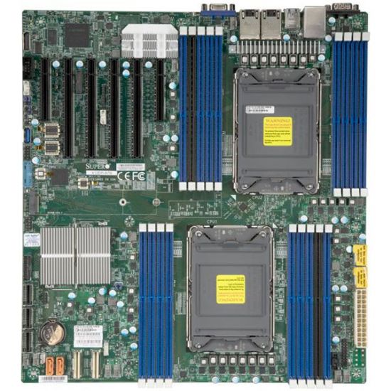 Supermicro mainboard server MBD-X12DPI-NT6-B E-ATX, Dual Socket LGA-4189, Intel C621A, 2 PCI-E 4.0 x8, 4 PCI-E 4.0 x16, 2 PCI-E 4.0 NVMe x8 Internal Port(s), Intel C621A controller for 14 SATA3 (6 Gbps) ports; RAID 0,1,5,10, Bulk