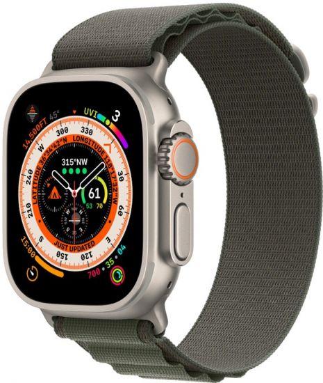 Смарт-часы Apple Watch Ultra Medium Alpine Loop серый-зеленый