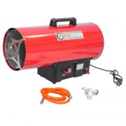 Пушка тепловая газовая(50кВт,220V,1.5 bar,расход-3.63 кг/час,пр.-ть-872м3/час,площадь обогрева-290м2 Forcekraft FK-GH-50M 51894