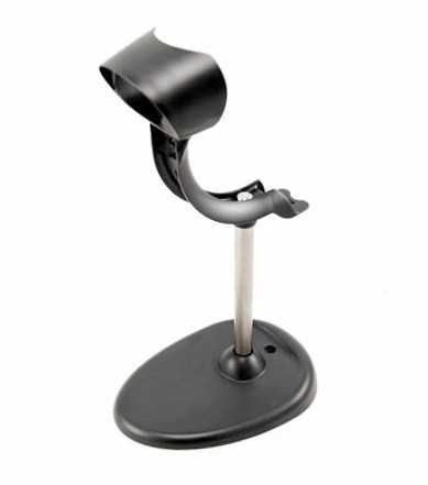 Stand: gray, 15cm (6') height, rigid rod, large oval weighted base, Xenon cradle