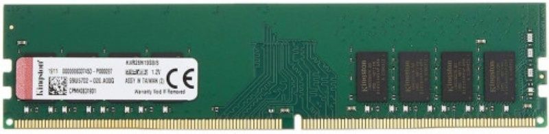 Оперативная память 8GB DDR4 2666MHz KINGSTON PC4-21300 CL19 KVR26N19S8/8BK Bulk