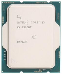 Процессор Intel Core i3-13100F Raptor Lake (3400MHz, LGA1700, L3 12Mb), oem