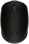 Мышь беспроводная Logitech B170 Black (черная, оптическая, 1000dpi, 2.4 GHz/USB-ресивер)