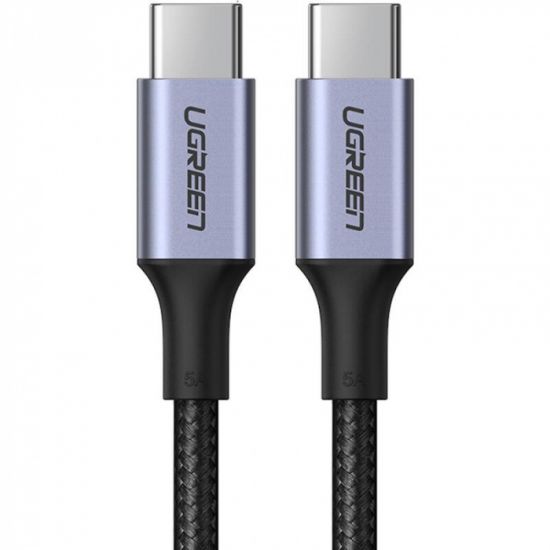 Кабель UGREEN US316 USB C - USB C 480Mbps 5A QC4.0/PD3.0 100W 1m (70427)