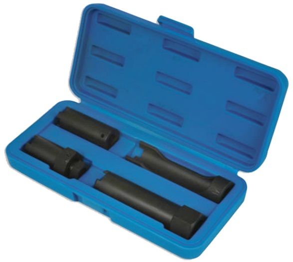 Набор головок шлицевых для дизельных форсунок грузовых а/м 4 предмета(4зуб.:L-70мм, резьба М14х1.5мм; 4зуб.:L-72мм,1/2"; 4зуб.:L-120мм; 3зуб.:L-120мм, 1/2") ROCKFORCE RF-904K1 25912