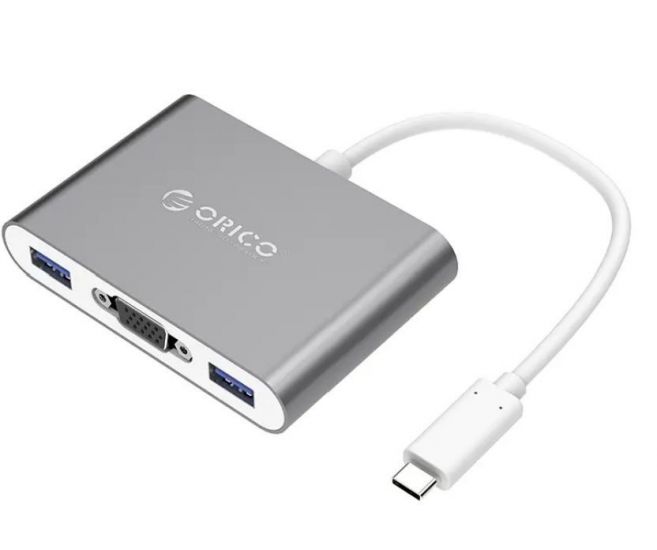 Адаптер ORICO RCV3A-SV-PRO <VGA,Type-C,Type-A*3, Cable 15cm, 88.5*60*17mm> Адаптер ORICO RCV3A-SV-PRO <VGA,Type-C,Type-A*3, Cable 15cm, 88.5*60*17mm>