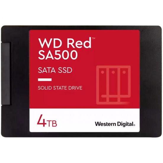 Твердотельный накопитель 4000GB SSD WD RED SA500 3D NAND SATA3 R560Mb/s W520MB/s WDS400T2R0A