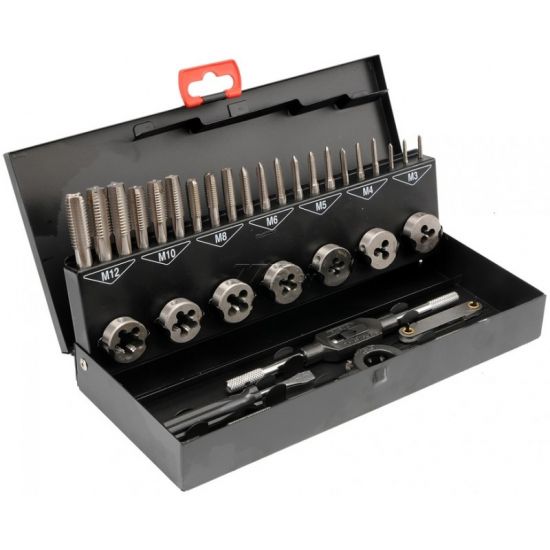 Набор метчиков и плашек, 32 пр ROCKFORCE M032-1 48308