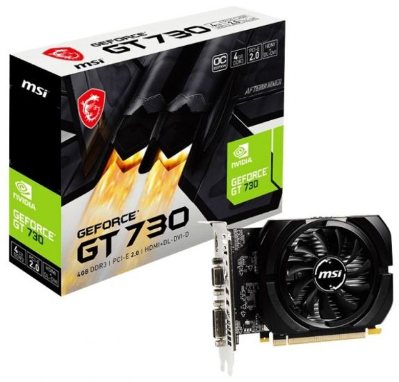 Видеокарта MSI GeForce GT 730 4GB N730K-4GD3/OCV1