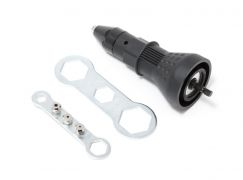 Адаптер-заклепочник для дрели (2.4, 3.2, 4.0, 4.8мм; min 11Nm, max 1000 об/мин), в блистере ROCKFORCE RF-6786 28430