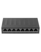 TP-Link LS1008G 8-портовый гигабитный коммутатор, 8 гигабитных портов RJ45, пластиковый корпус