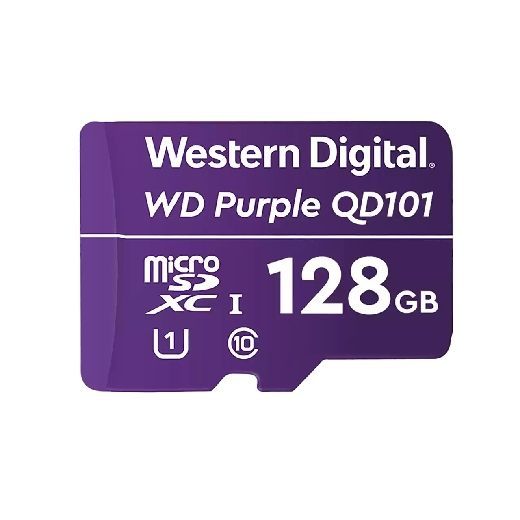 Карта памяти  128GB WD Purple UHS-I SDXC 80MB/s Class 10 WDD128G1P0C