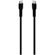 ttec USB-C - USB-C 60W PD/QC Fast Charging/Data Cable, 120cm, Black