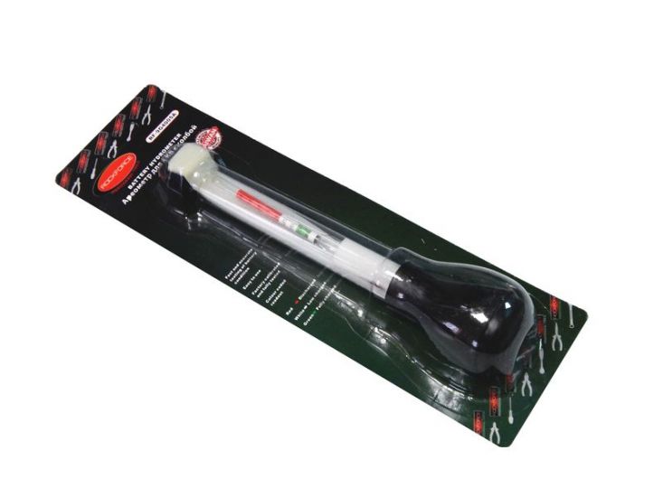 Ареометр для электролита с колбой, в блистере ROCKFORCE RF-9G4005A 26932